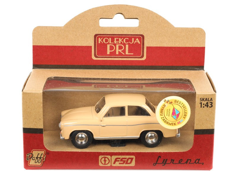 1:43 as modell SYRENA 104 PRL bézs színű – kép 4