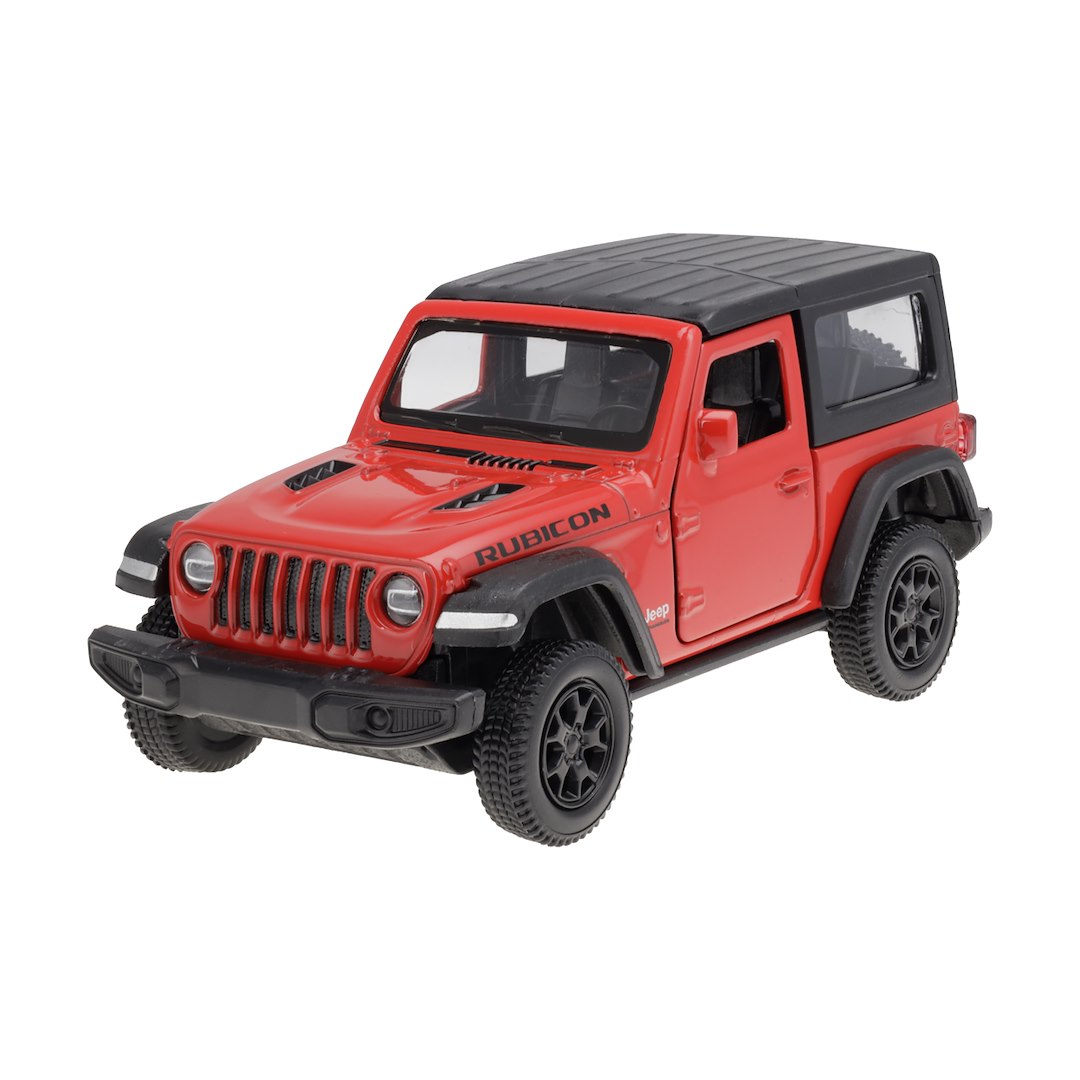1:35 RMZ modell Jeep Wrangler Rubicon 2021   Soft Top piros – kép 2