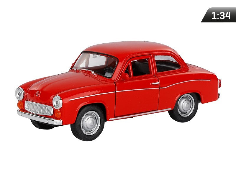 1:34-es modell, PRL Syrena 105, piros (A884S105C)