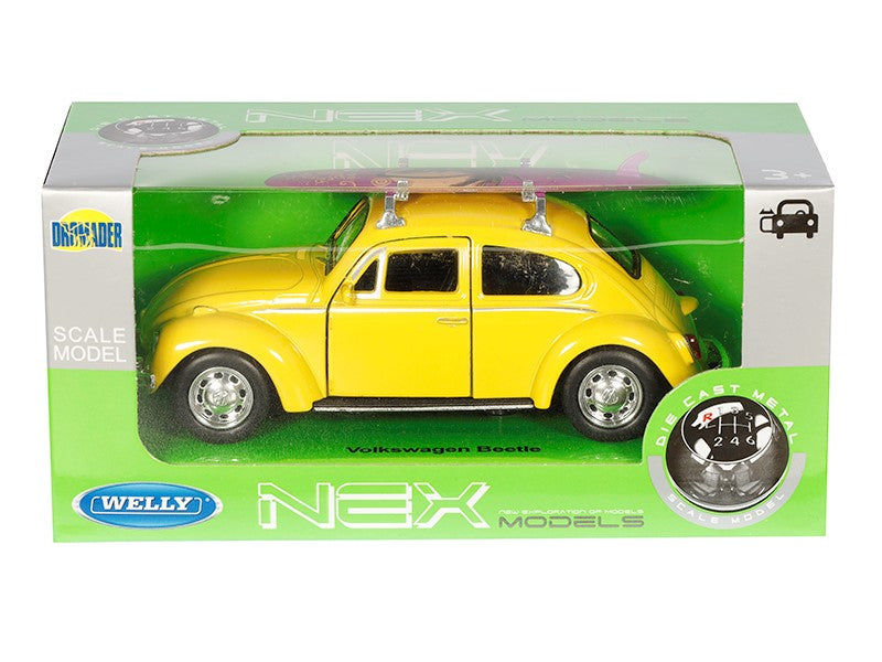 1:34 es modell VW Bogár szörfözés sárga A880VWBSZ – kép 4
