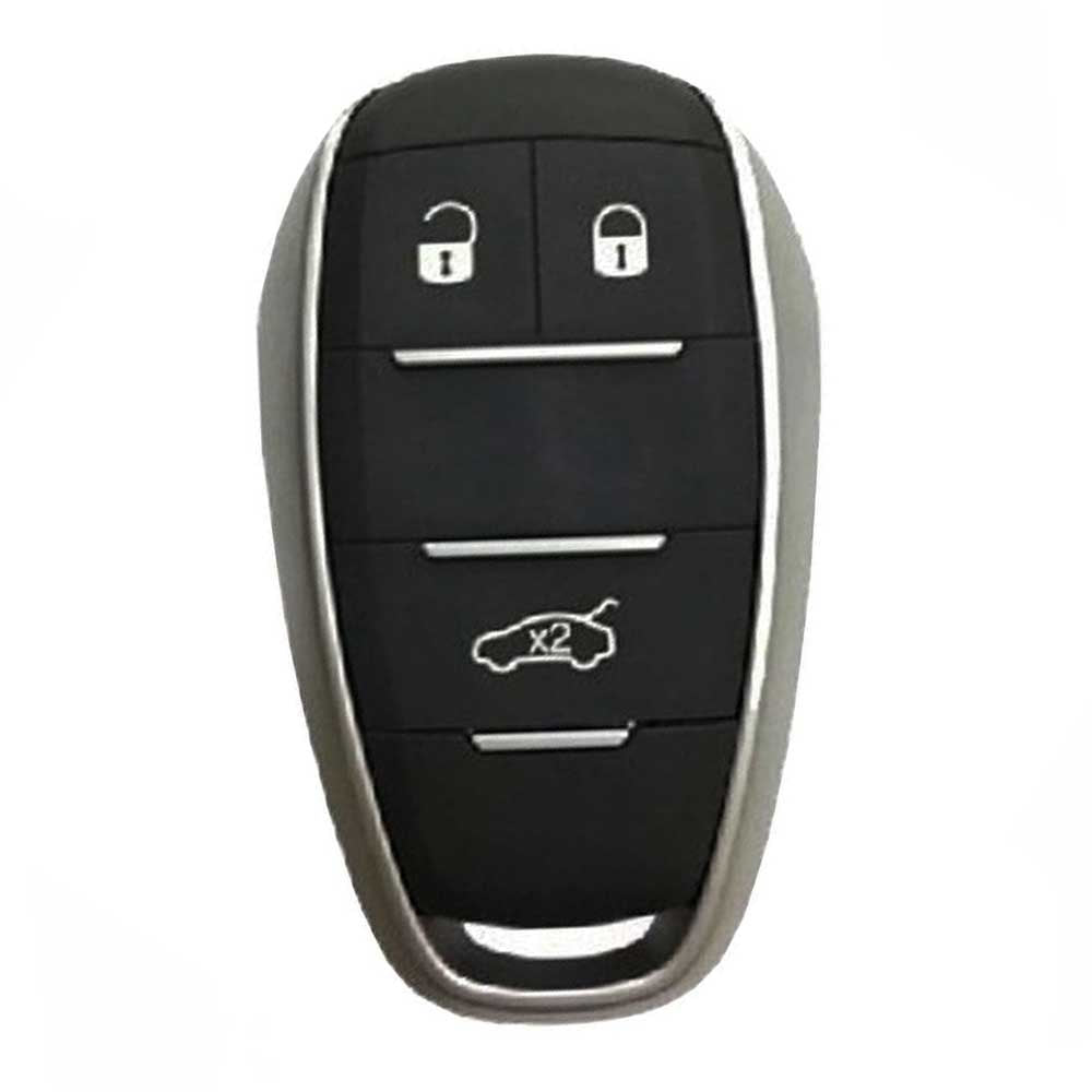 Fekete színű, 3 gombos Alfa Romeo kulcs, kulcsház.