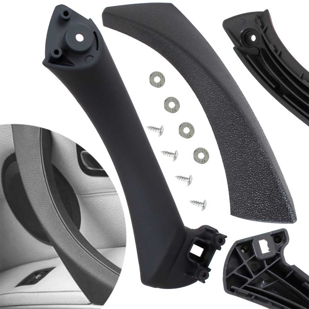 BMW 3 E90/E91/E92/E93 jobb oldali ajtóbehúzó borítás szett (fekete, első + hátsó) 2004-2013