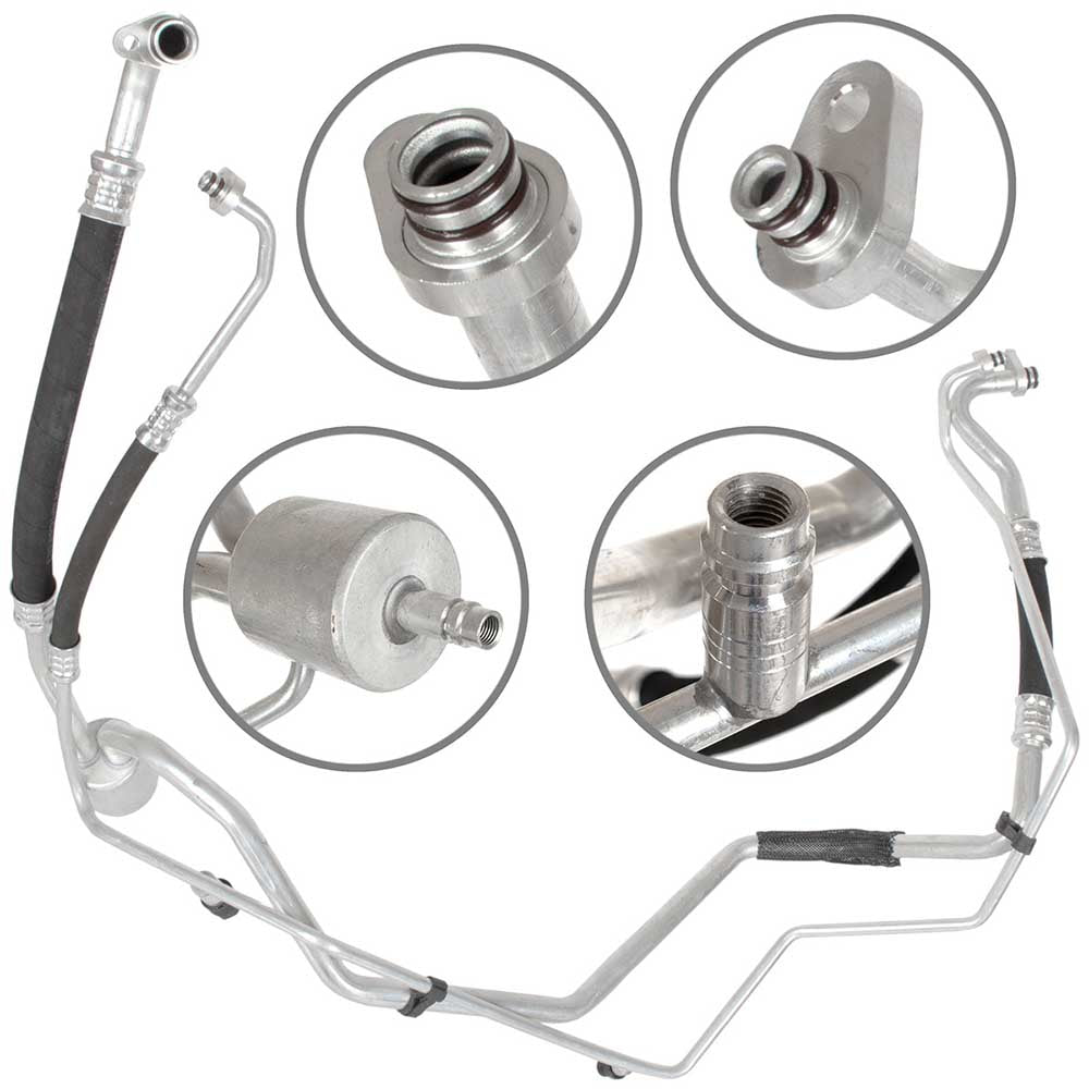 Citroen C4 I II 1.6 HDi 1.6 Benzin klímacső szett 2010–2018