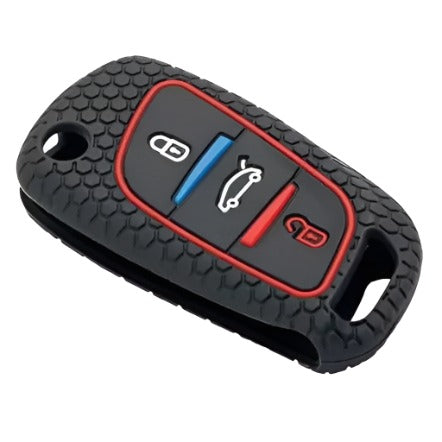 Peugeot kulcs szilikon tok 3 gombos Fekete