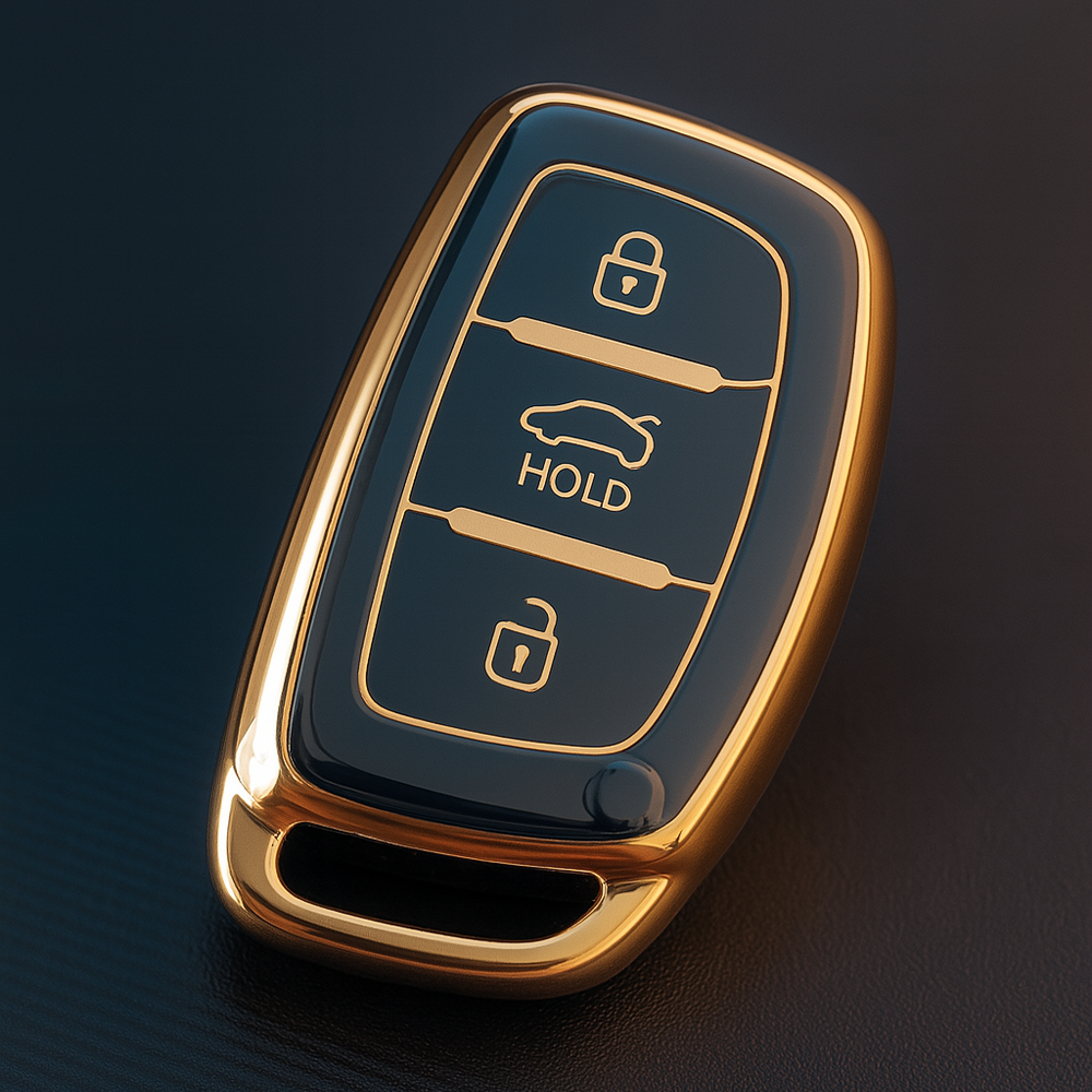 Hyundai 3 gombos TPU távirányító kulcstok - Több színben