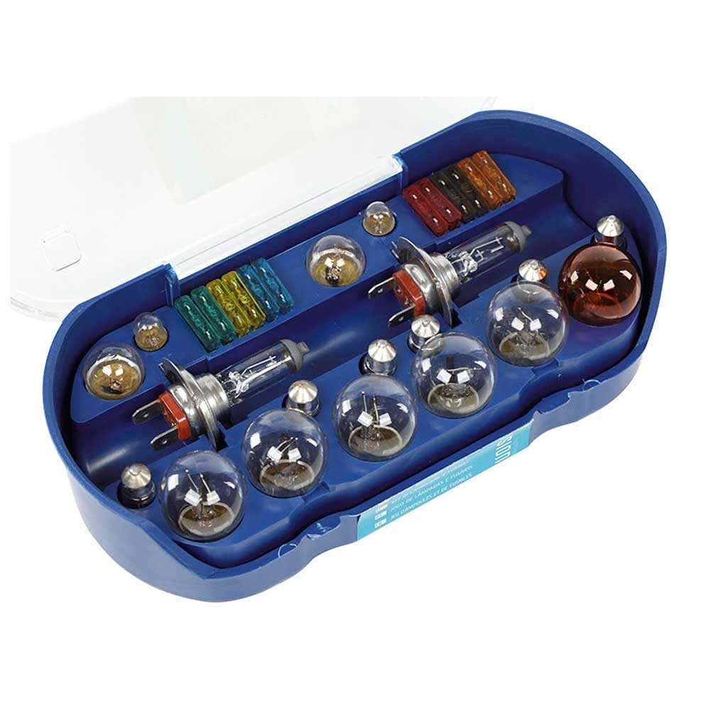 Izzó-és biztosíték készlet - H7 x2 / 12V