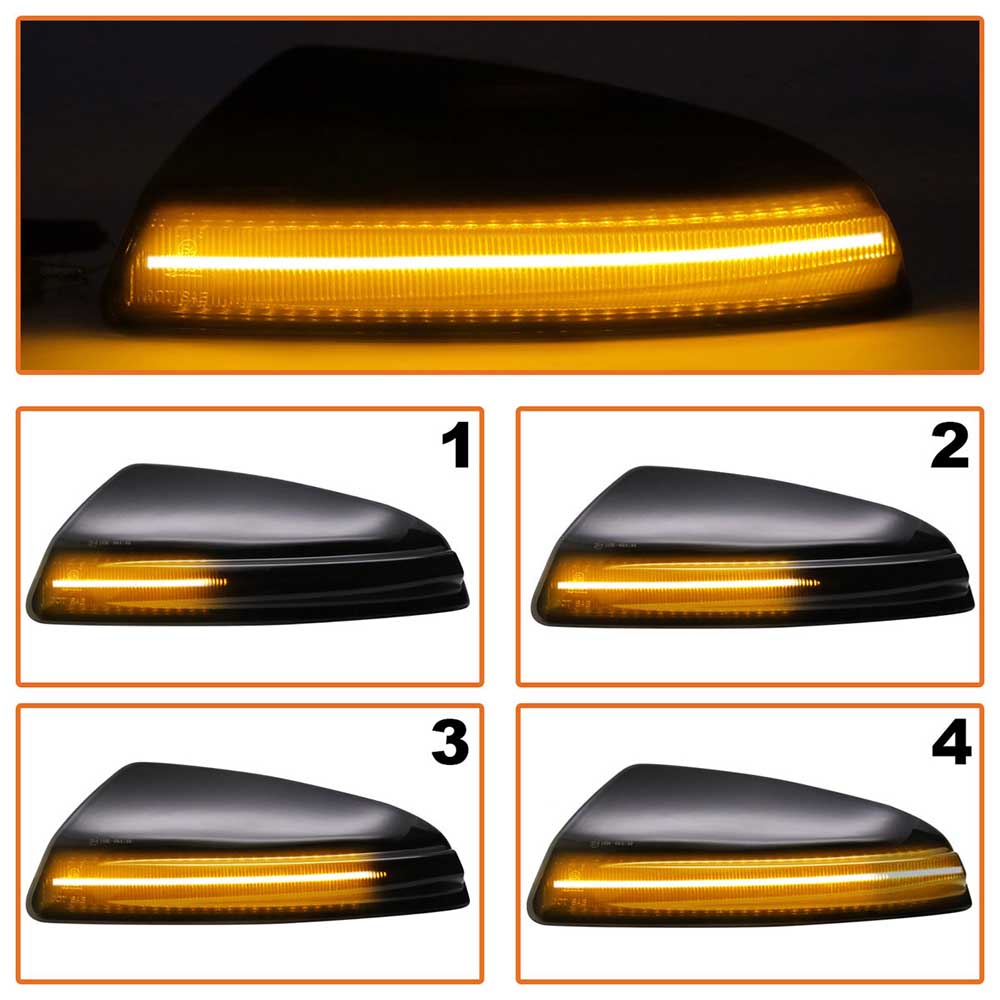 Mercedes Vito W639 futófényes LED tükör indexlámpa szett 2003-2010