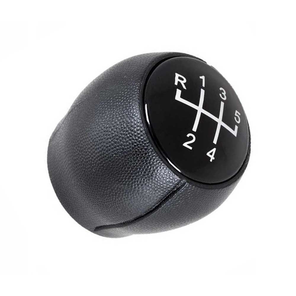 Fekete színű, 5 sebességes Opel váltógomb. 5 fokozatos, fekete számlappal.