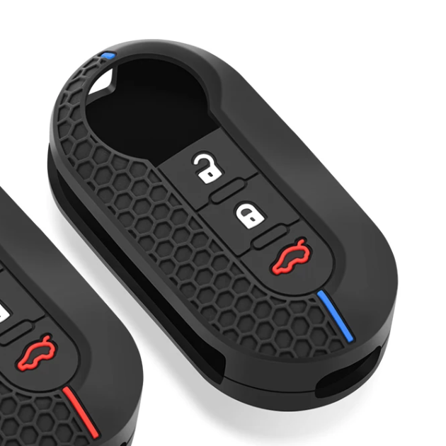 Peugeot kulcs szilikon tok 3 gombos Kék