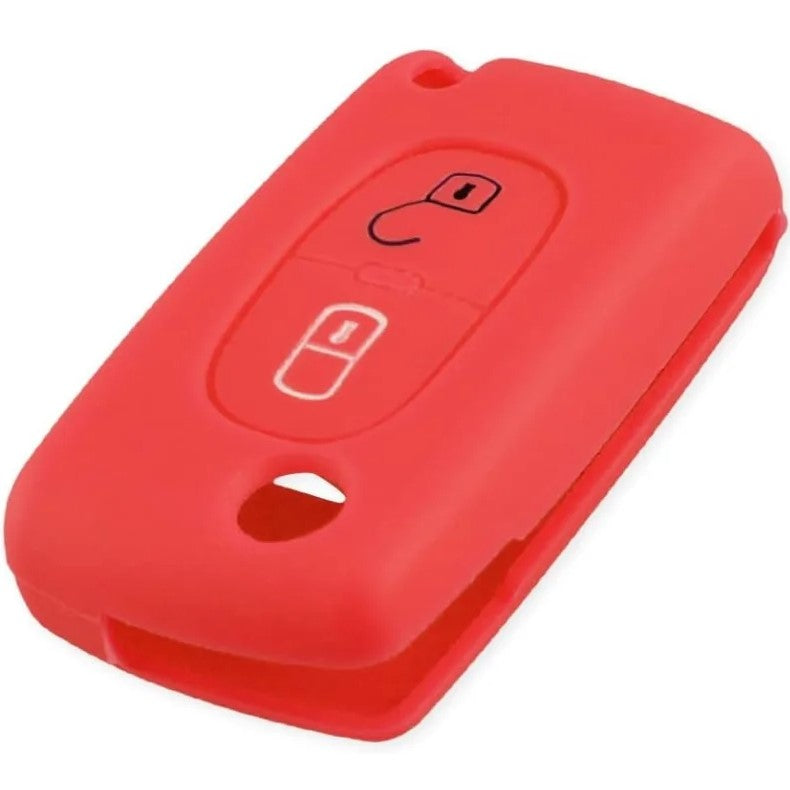 Citroen kulcs szilikon tok 2 gombos PRÉMIUM