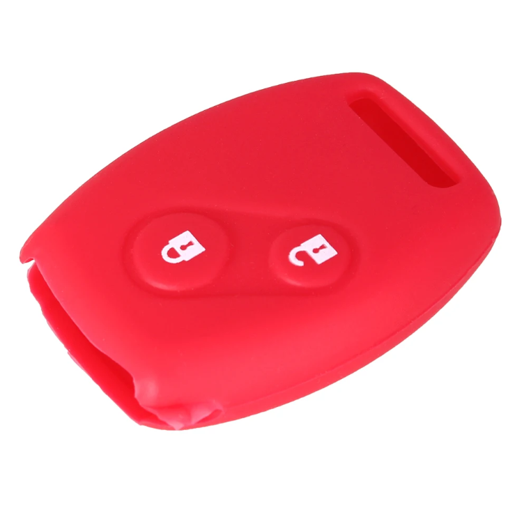 Honda 2 gombos szilikon tok - Piros