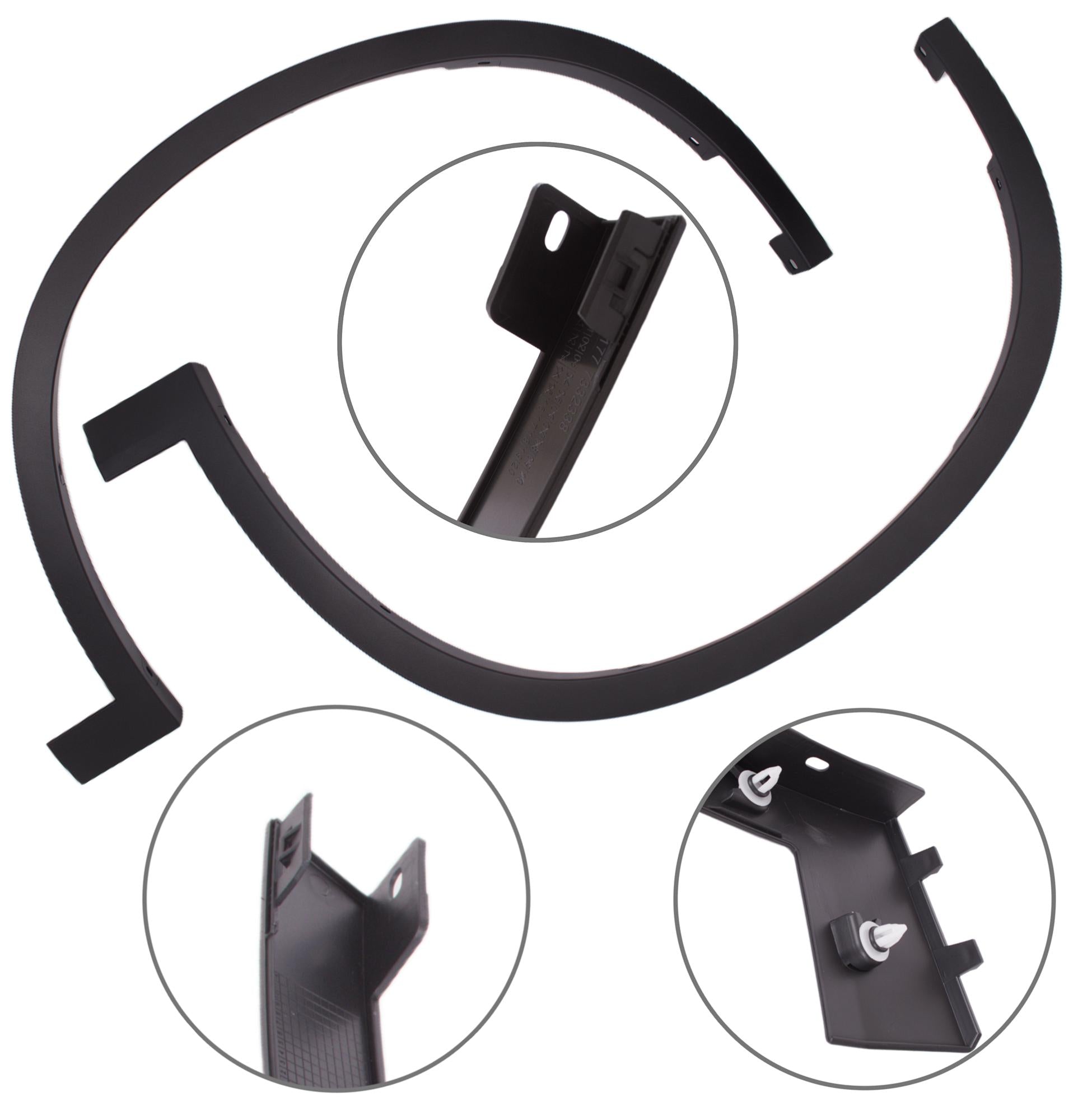 BMW X1 F48 2014-2022 első sárvédőív díszburkolat készlet bal és jobb 2 db