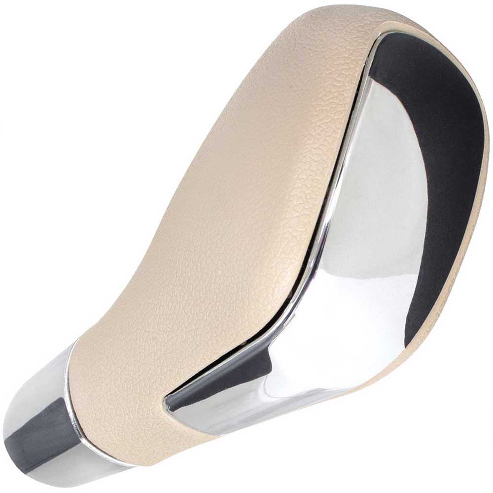 Bézs színű, automata váltógomb króm borítással, Renault Laguna modellekhez.