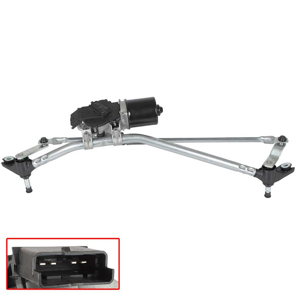 Renault Kangoo II első ablaktörlő szerkezet (motorral) 2008-