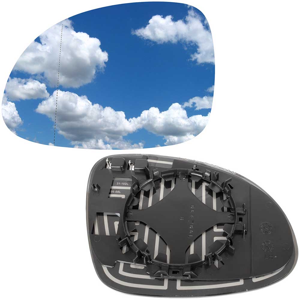 Skoda Yeti visszapillantó tükörlap (bal, fűtött) 2009–2017