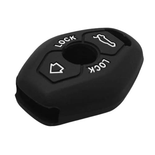 BMW kulcs szilikon tok 4 gombos Fekete