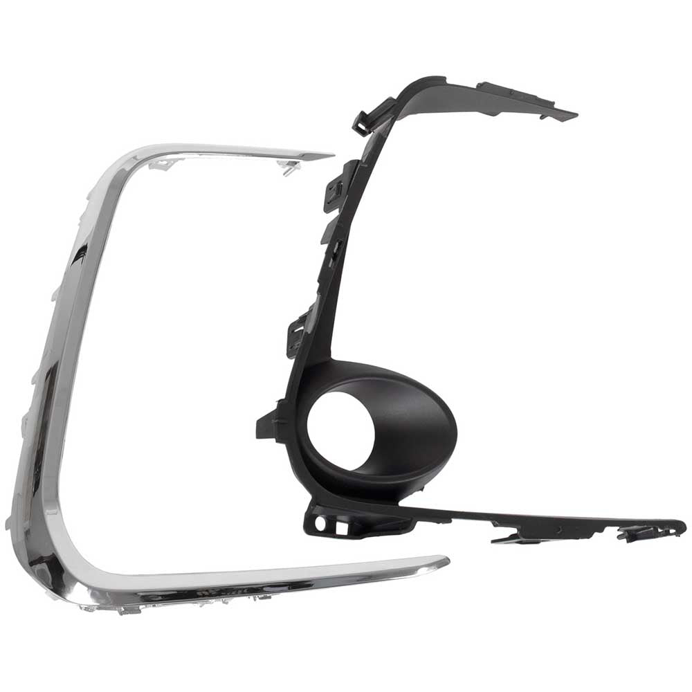 Toyota Corolla jobb oldali ködlámpa keret (fekete, króm) 2019–