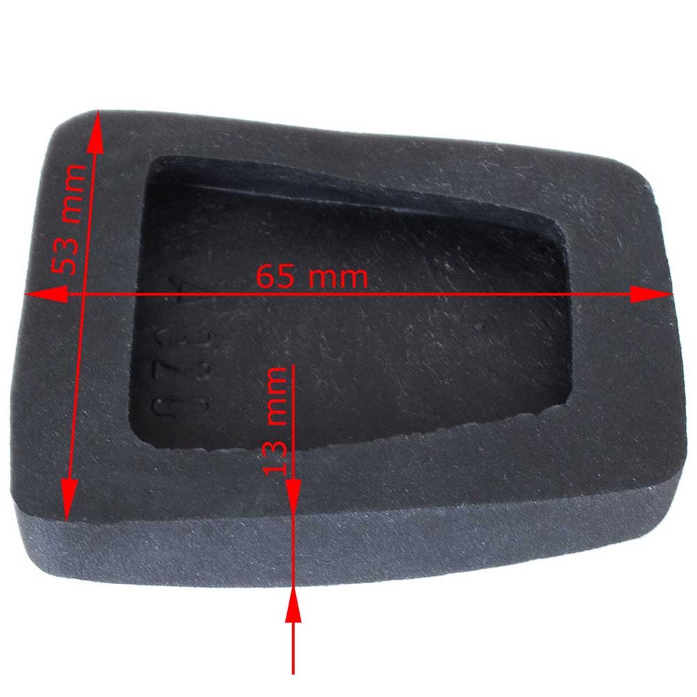 Toyota Aygo pedálgumi 2014-