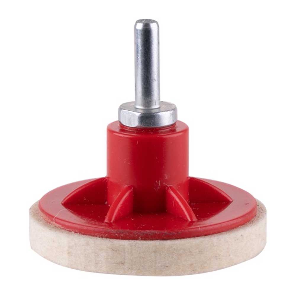 Üvegpolírozó készlet cerium-oxiddal, polírozó párnával és adapterrel