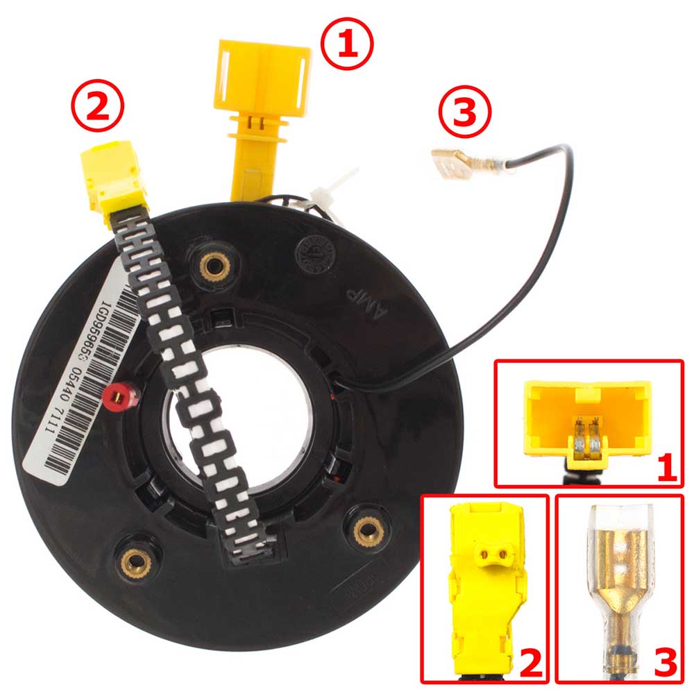 VW T4 légzsák átvezető 1990-2003