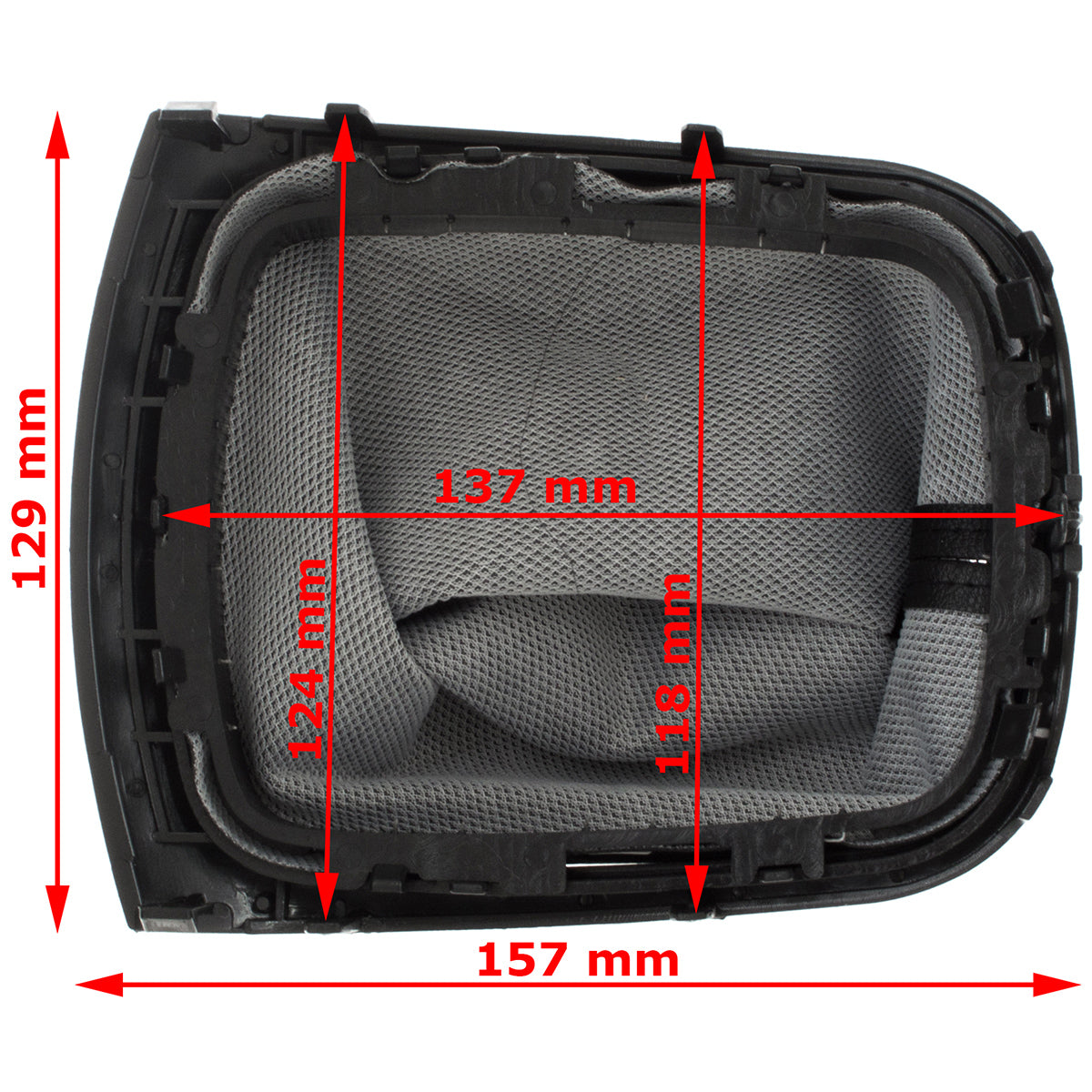 Renault Megane III 2008- husă schimbător de viteze cu ramă