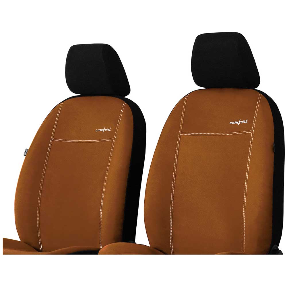 Comfort Univerzális üléshuzat barna színben alcantara anyagból