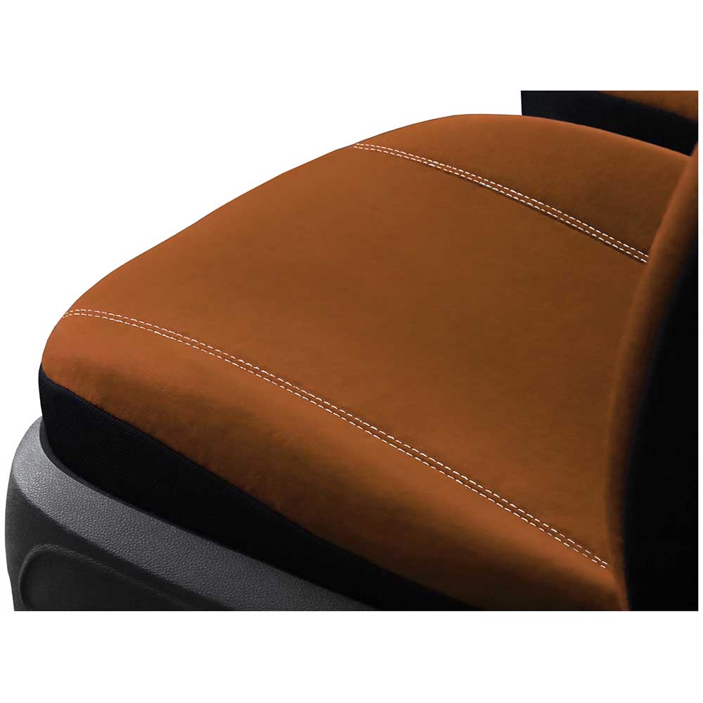Comfort Univerzális üléshuzat barna színben alcantara anyagból