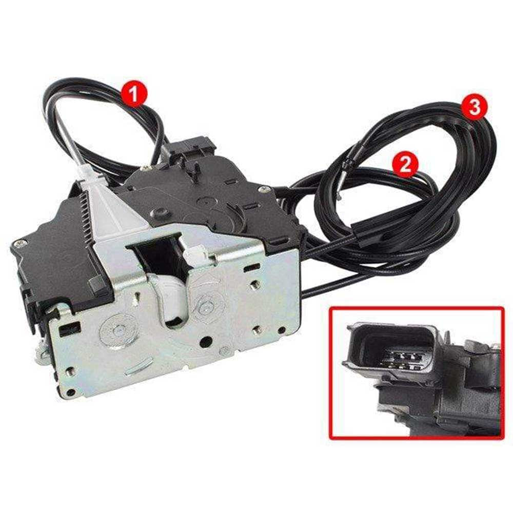 Peugeot Boxer II 2006- oldalsó tolóajtó KÖZÉP zár (rövid kábel)