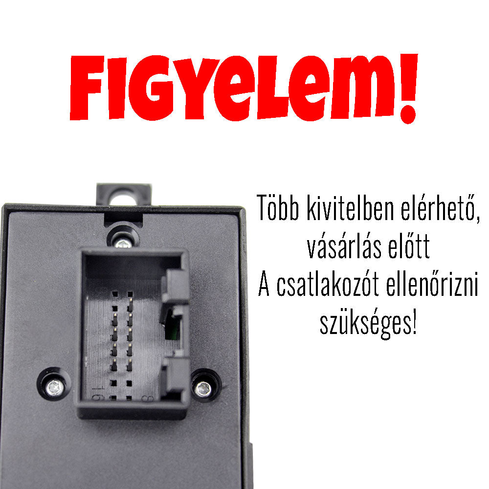 Vw ablakemelő kapcsoló panel Golf Jetta Bora Sharan