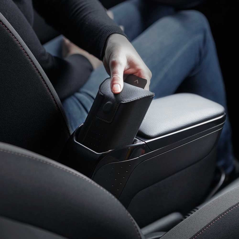 Smart Forfour Armster 2 kartámasz fekete színben, praktikus hordozható táskával 2014-