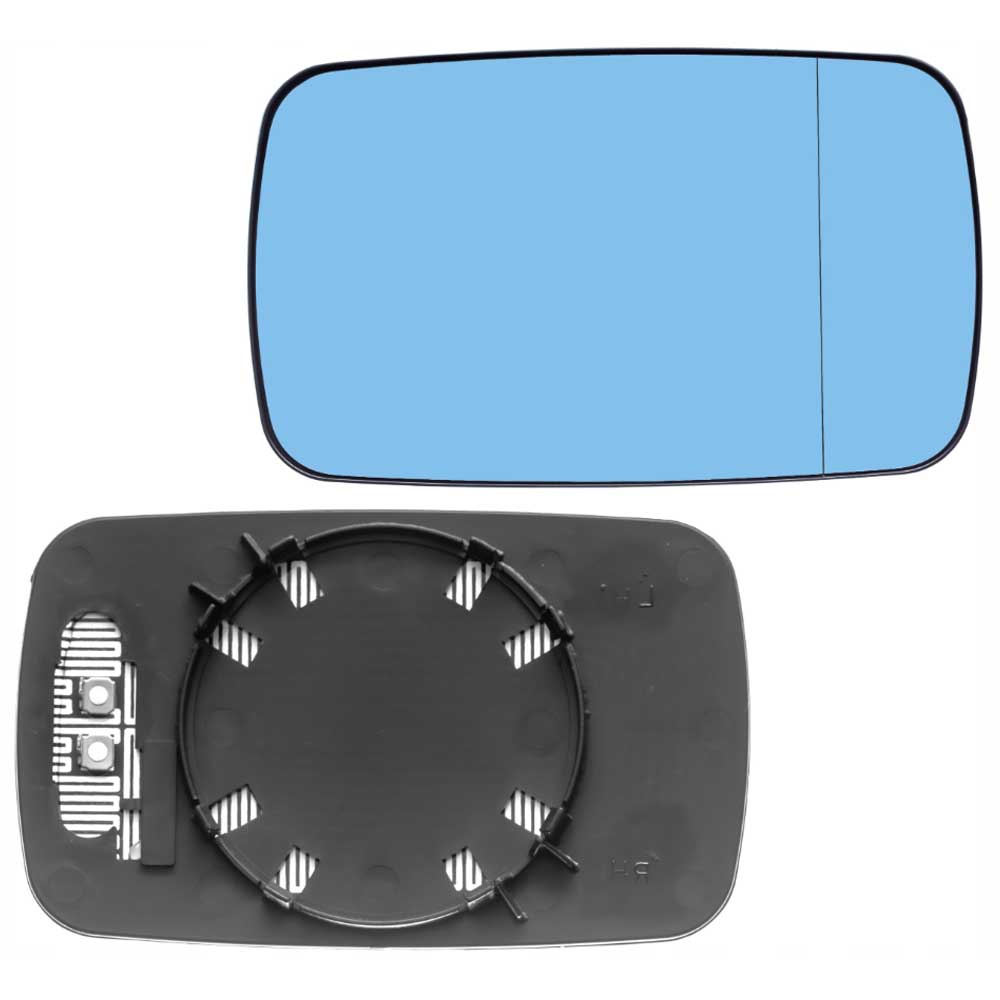 BMW 5 Touring jobb oldali fűthető, kék színű visszapillantó tükörlap 1996-2004