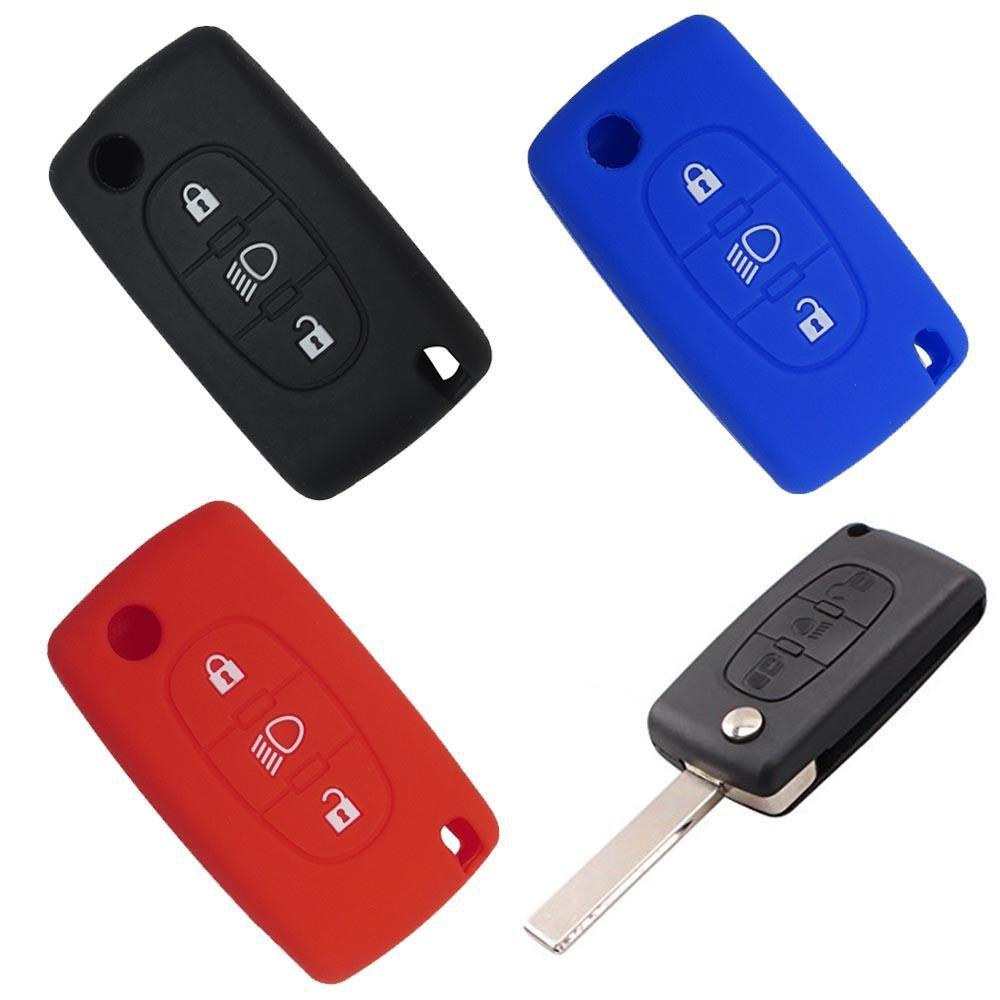 Carcasă cheie briceag Citroën cu 3 butoane