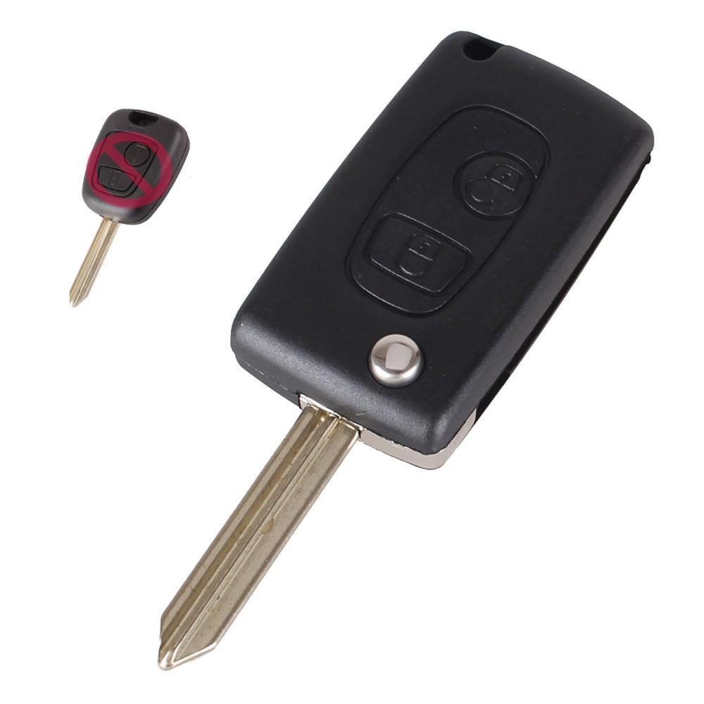 Adaptor cheie Citroen, cheie briceag 2 butoane