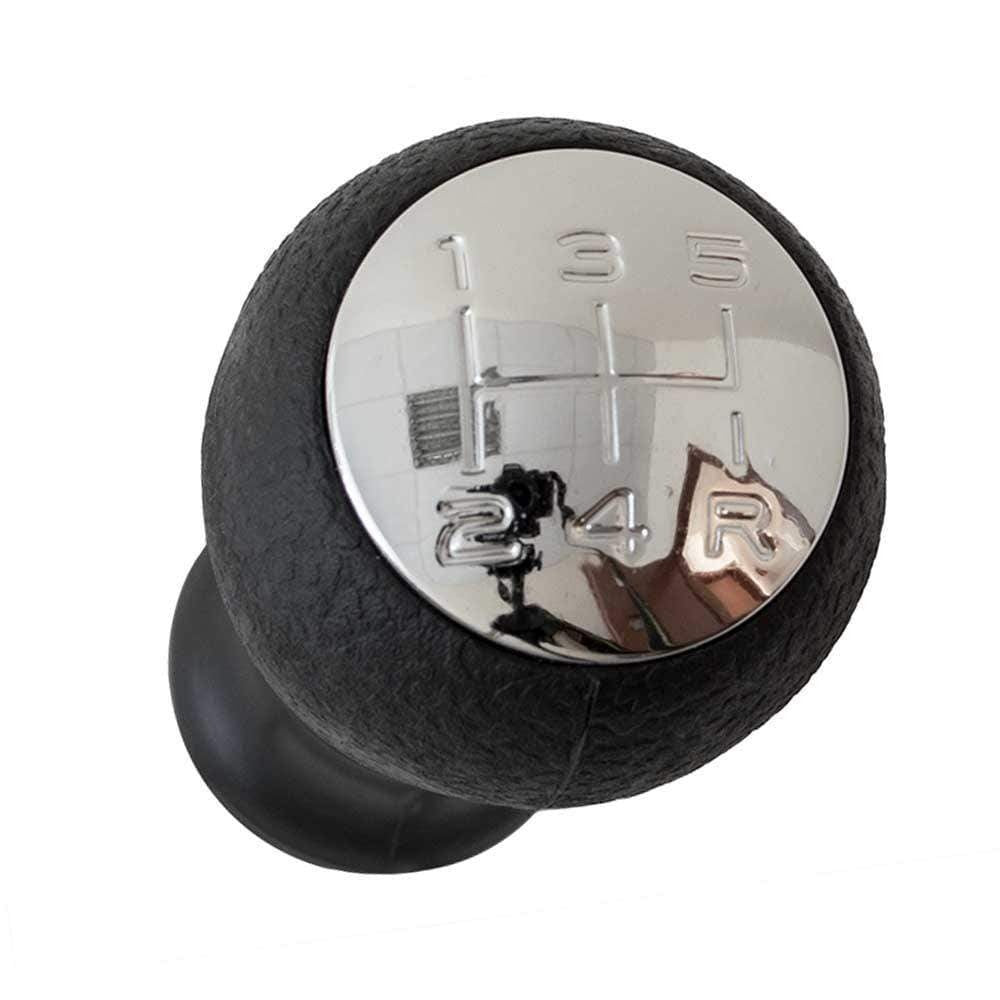 Fekete színű, 5 sebességes Citroen váltógomb. Krómozott 5 fokozatos számlappal.