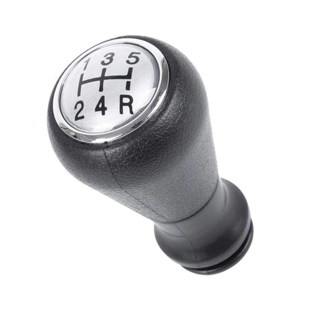 Fekete színű, 5 fokozatos váltógomb Citroen modellekhez. Krómozott számlappal, számlapkerettel.