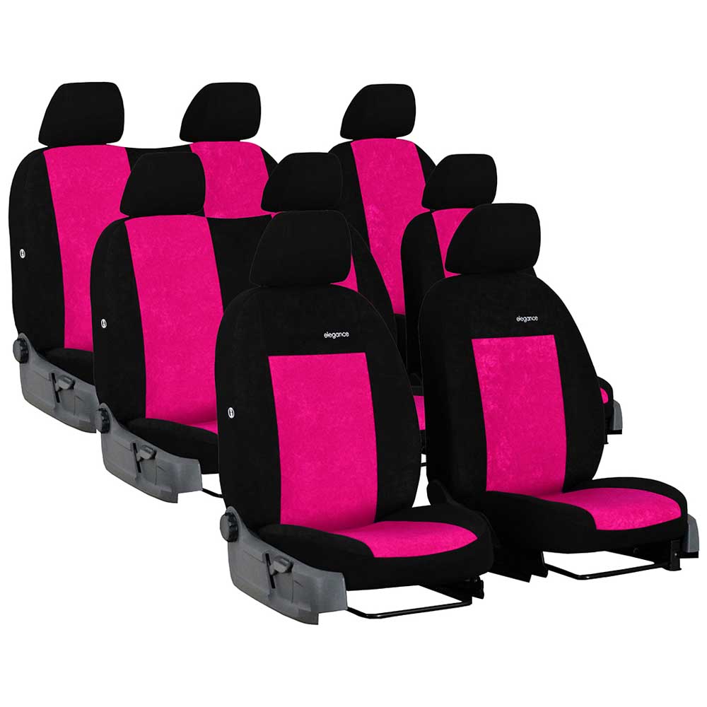 Citroen Jumpy (8 személyes) üléshuzat Elegance 2007-2016 pink színben
