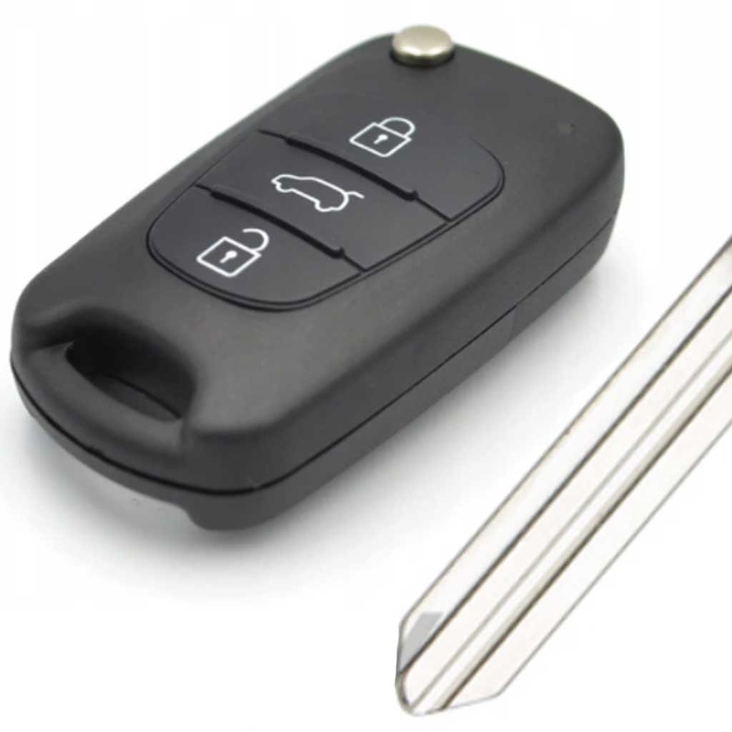 Telecomandă cheie pliabilă Hyundai, cu 3 butoane