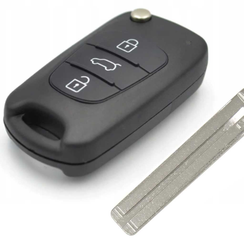 Telecomandă cheie pliabilă Hyundai, cu 3 butoane