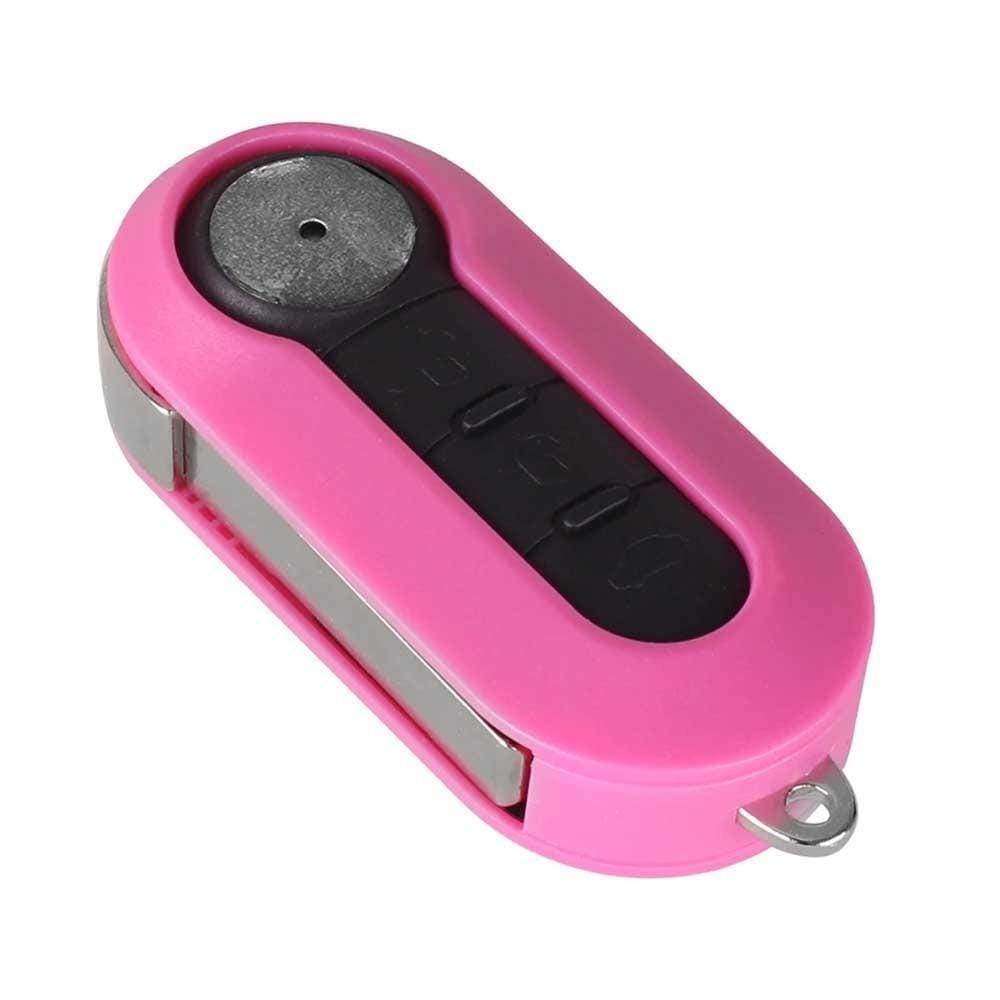 3 gombos, rózsaszín Lancia bicskakulcs fekete színű gombsorral.