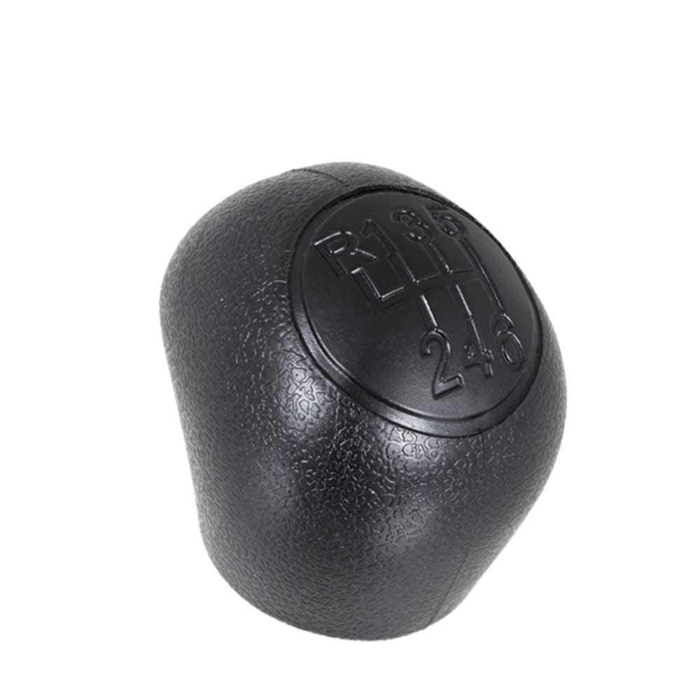 Fekete színű, 6 sebességes Fiat váltógomb