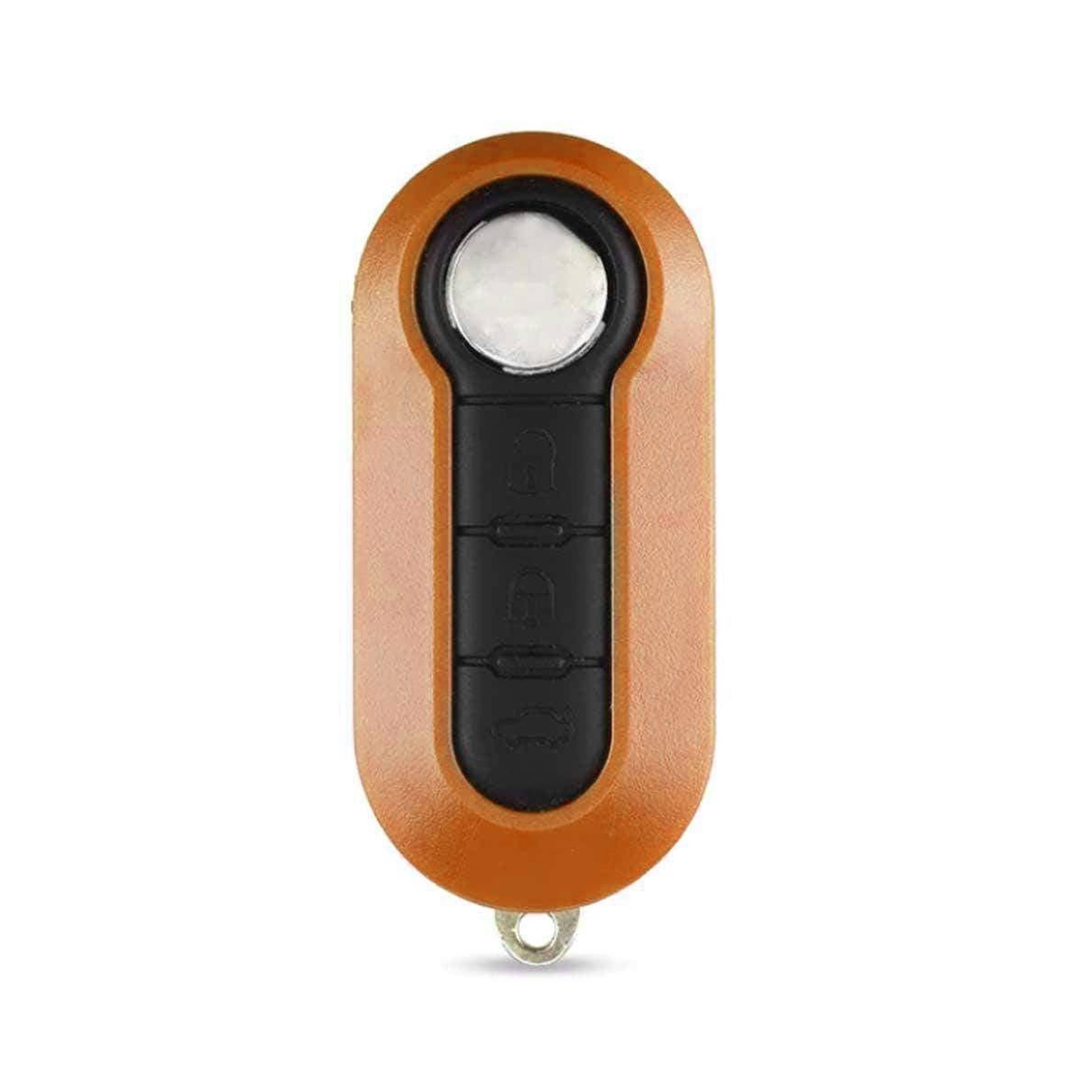 3 gombos, narancssárga színű Citroen bicskakulcs fekete színű gombsorral.