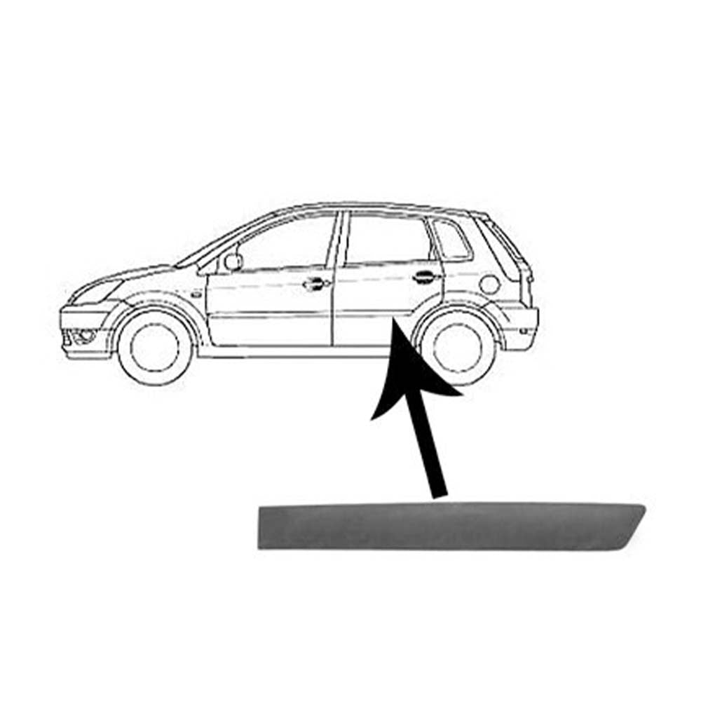 Ford Fiesta oldalsó díszléc 2006-