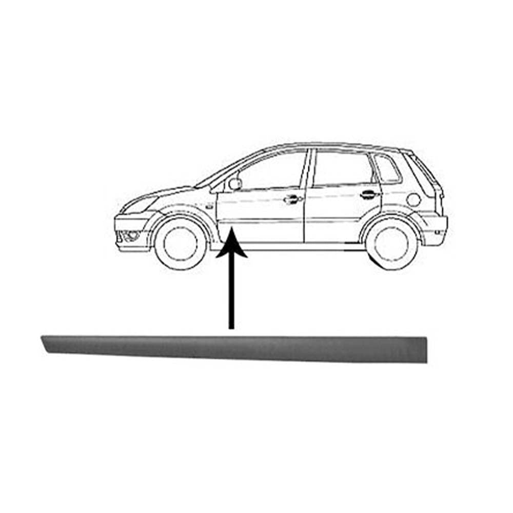 Ford Fiesta oldalsó díszléc 2006- 