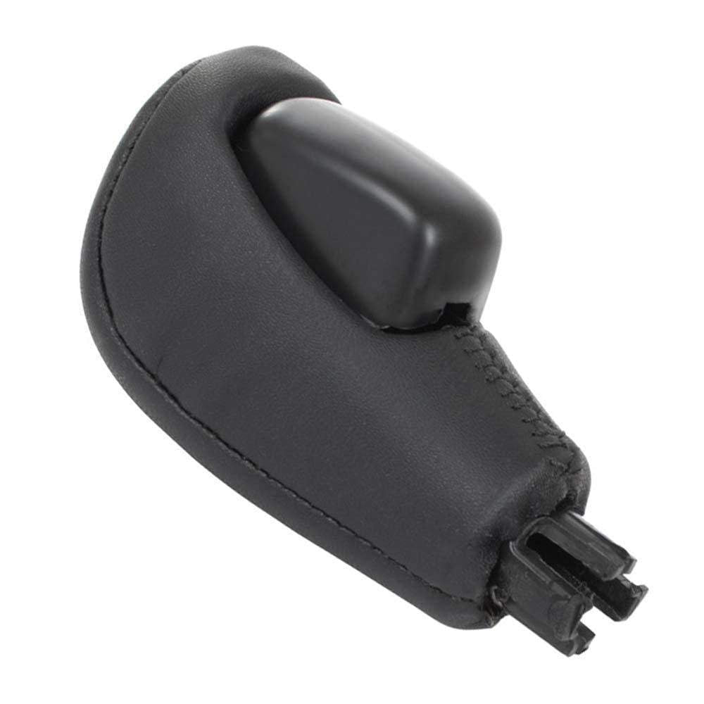 Fekete színű, bőrözött automata Ford váltógomb.