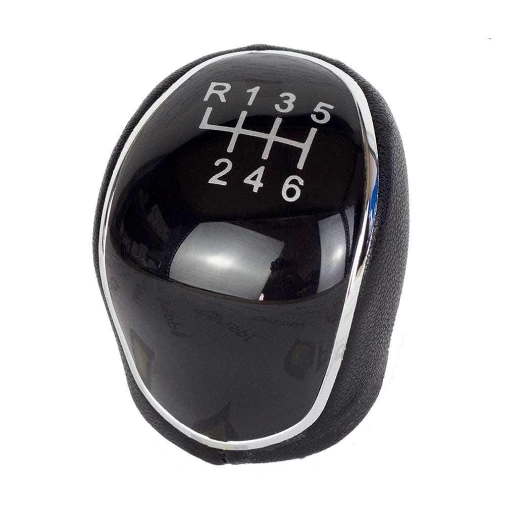 Fekete színű, 6 sebességes Ford váltógomb. Fekete számlappal, króm számlapkerettel.