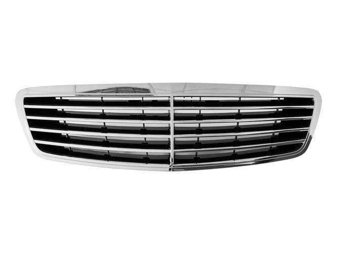 Mercedes W220 S-osztály hűtőrács tuning