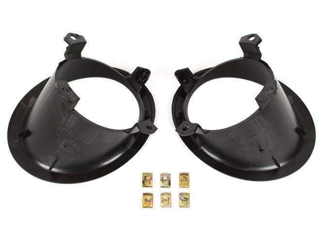 Citroen Berlingo II 02-08 ködlámpa keret fekete J+B szett