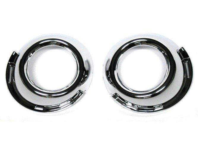 Peugeot 307 II 05-07 ködlámpa keret króm bal oldali + jobb oldali szett