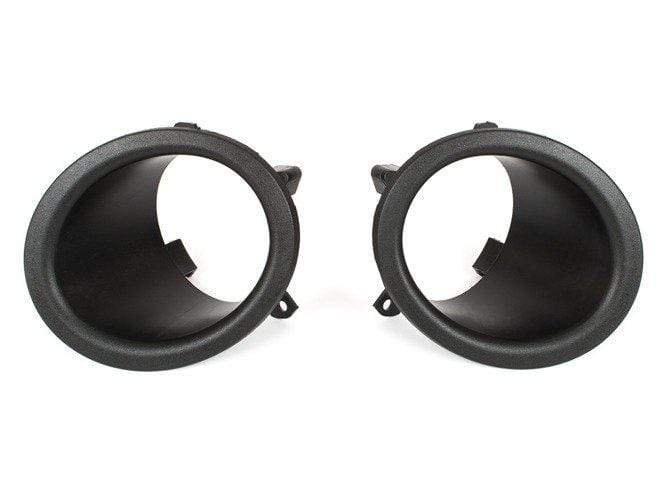 Peugeot Partner II 02-08 ködlámpa keret fekete J+B szett