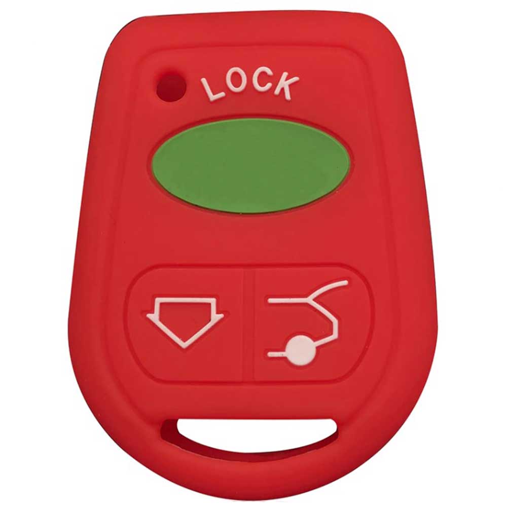 Land Rover 2 gombos szilikon tok, piros színben.